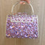 Gemma Fleur Rain Rhinestone Clutch in Violet - WAAMII
