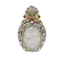 Jade Elixir Bottle-Shaped Crystal Clutch in Oval Gold AB - WAAMII