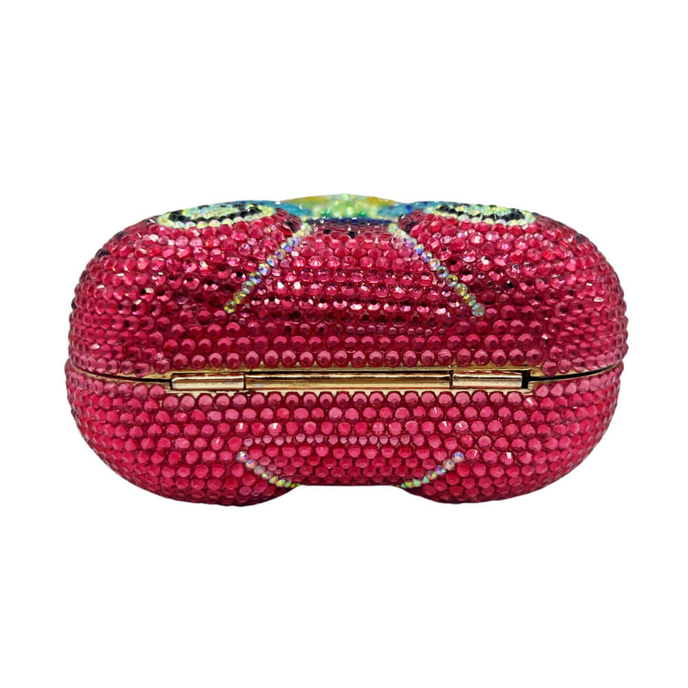 Rainbow TwinkleBear Rhinestone Clutch