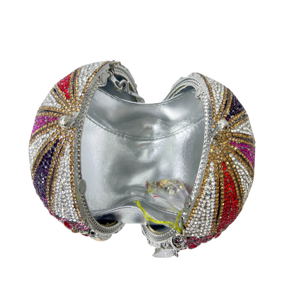 SkyLure Crystal Evening Clutch with Mini Basket - Detailed shot (3) - WAAMII