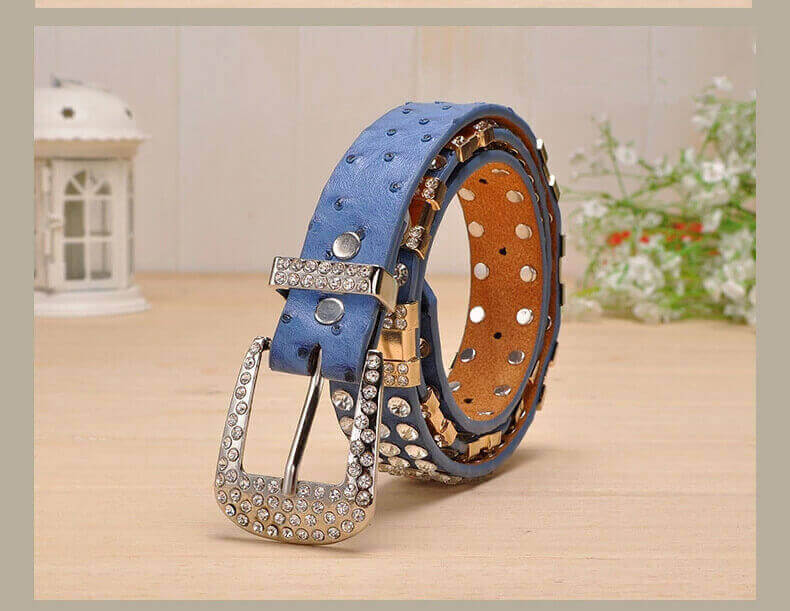GlamEdge Rhinestone Belt - Main product view (7) - WAAMII