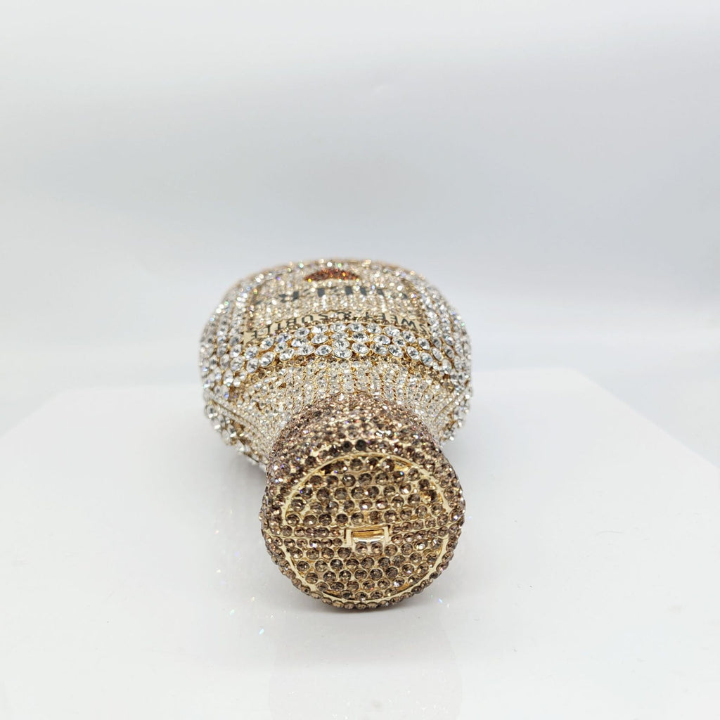 Crystal Champagne Bottle Clutch bags WAAMII