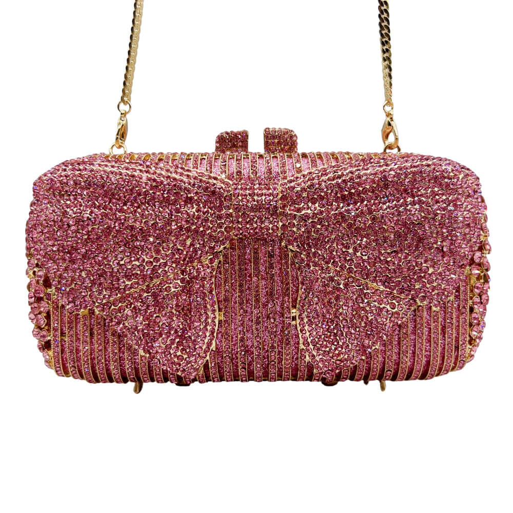 GlimBow Sparkling Crystal Clutch - 详情-09 view - WAAMII