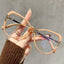 Lunettes de vue œil de chat rouges élégantes Orla 16889