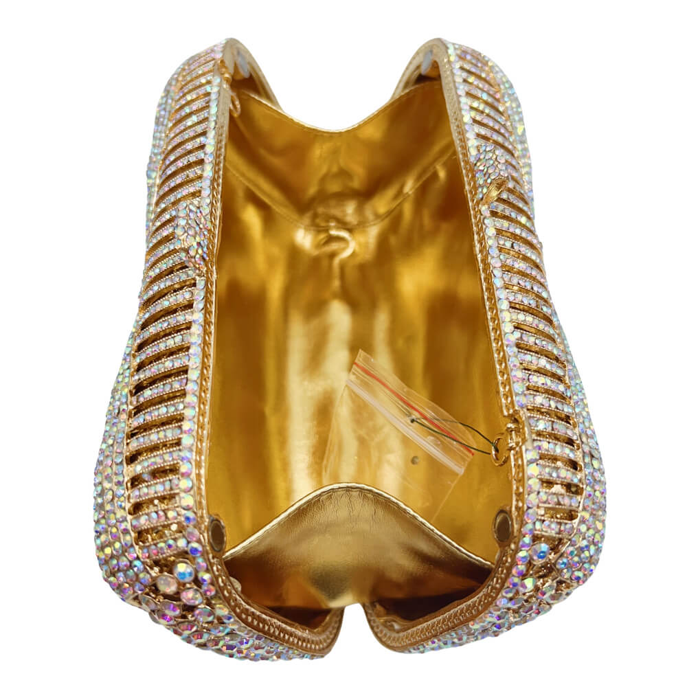 GlimBow Sparkling Crystal Clutch - Detailed shot (3) - WAAMII