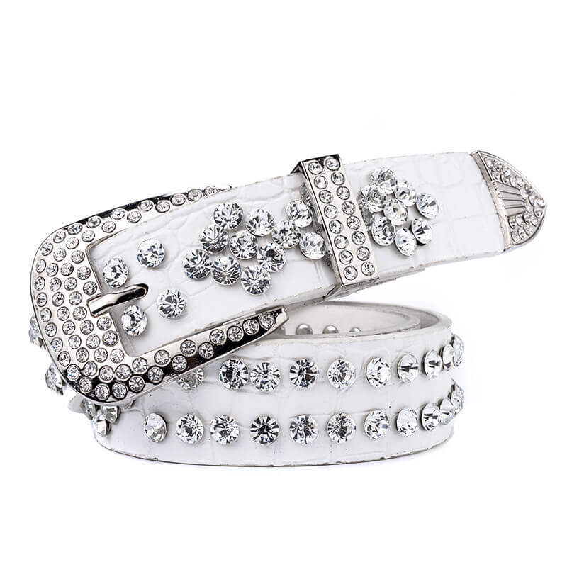 Velora Studded Leather Belt For Dress - Main product view (7) - WAAMII