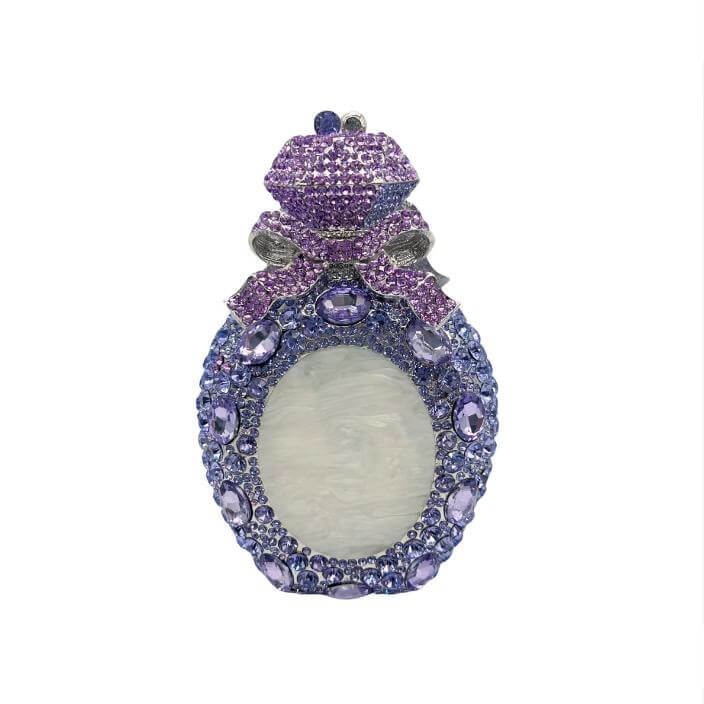 Jade Elixir Bottle-Shaped Crystal Clutch - Back view (5) - WAAMII