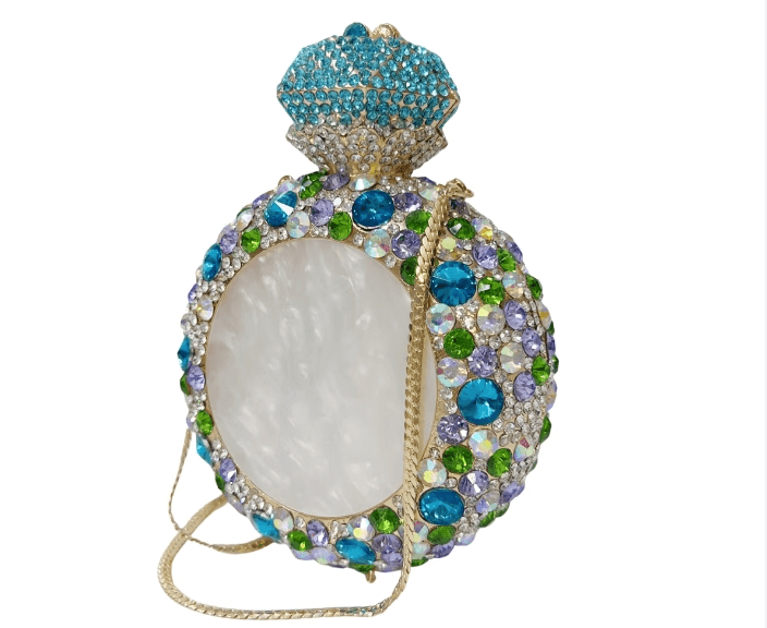 Jade Elixir Bottle-Shaped Crystal Clutch - 详情-20 view - WAAMII
