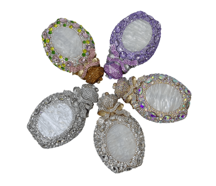 Jade Elixir Bottle-Shaped Crystal Clutch - 详情-03 view - WAAMII