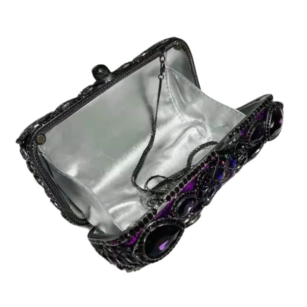 Rainora Droplets Rhinestone Clutch - 详情-04 view - WAAMII