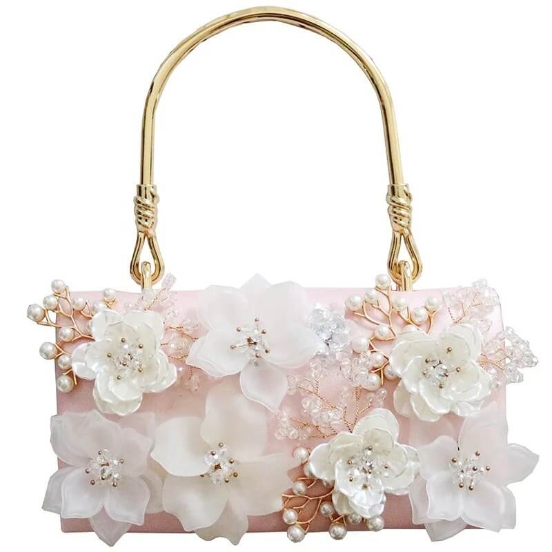 Summer Bloom – Handcrafted Macaron Floral Beaded Bags (5 Styles)