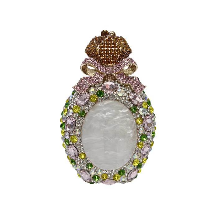 Jade Elixir Bottle-Shaped Crystal Clutch - Side profile (6) - WAAMII