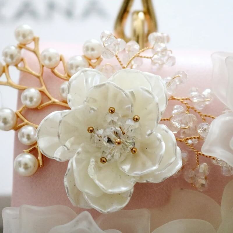 Summer Bloom – Handcrafted Macaron Floral Beaded Bags (5 Styles)