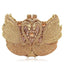 Swan Embrace Crystal Evening Clutch in Champagne - WAAMII