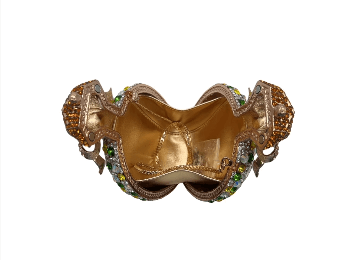 Jade Elixir Bottle-Shaped Crystal Clutch - 详情-12 view - WAAMII