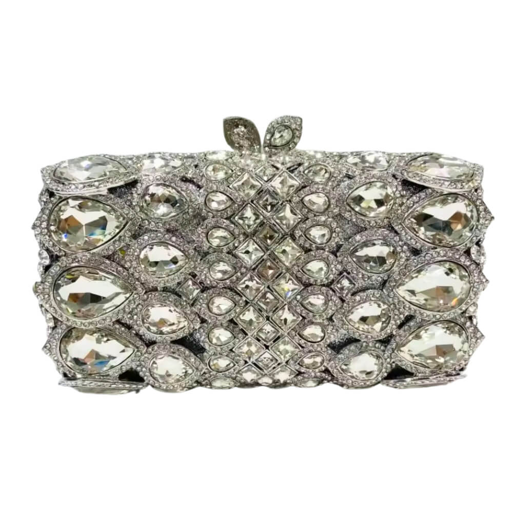 Rainora Droplets Rhinestone Clutch - 详情-07 view - WAAMII