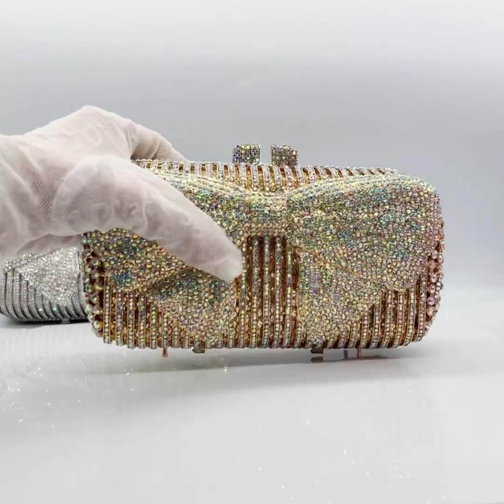 GlimBow Sparkling Crystal Clutch - Main product view (1) - WAAMII