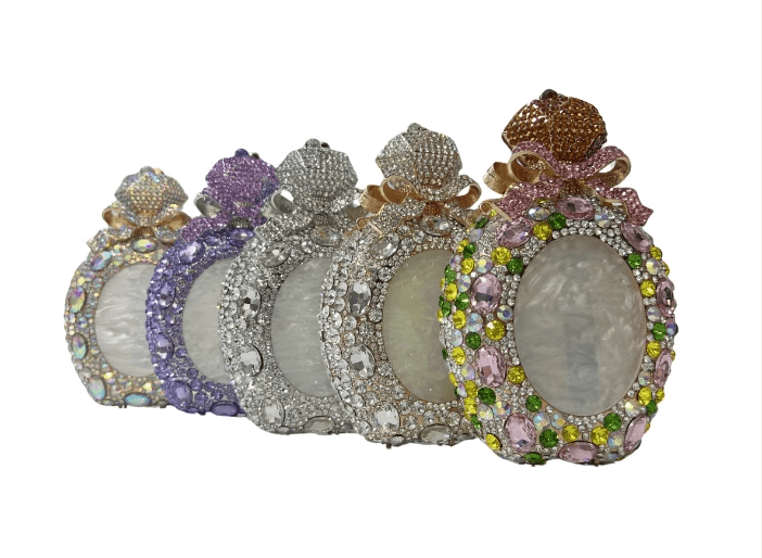 Jade Elixir Bottle-Shaped Crystal Clutch - 详情-02 view - WAAMII