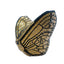 Flutteria Butterfly Wings Clutch Purse in black gold - WAAMII