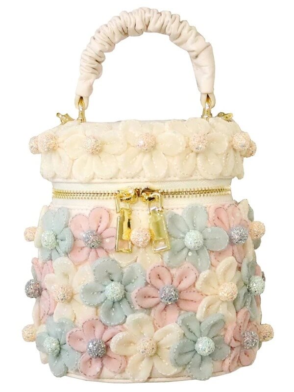Summer Bloom – Handcrafted Macaron Floral Beaded Bags (5 Styles)