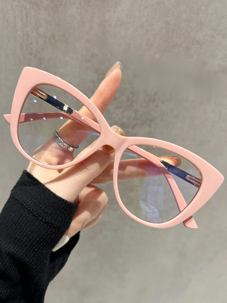 Luxe Cat Eye Red Prescription Glasses TR90 Eyeglasses Frame 16845