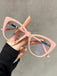 Luxe Cat Eye Red Prescription Glasses TR90 Eyeglasses Frame 16845