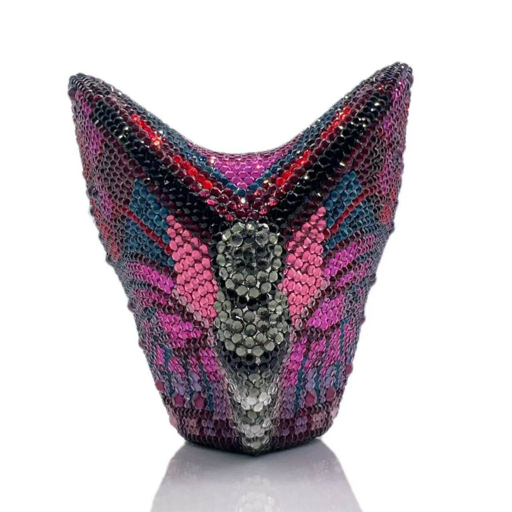 Flutteria Butterfly Wings Clutch Purse - Front view (4) - WAAMII