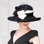 British Wide Brim Vintage Church Dress Hat