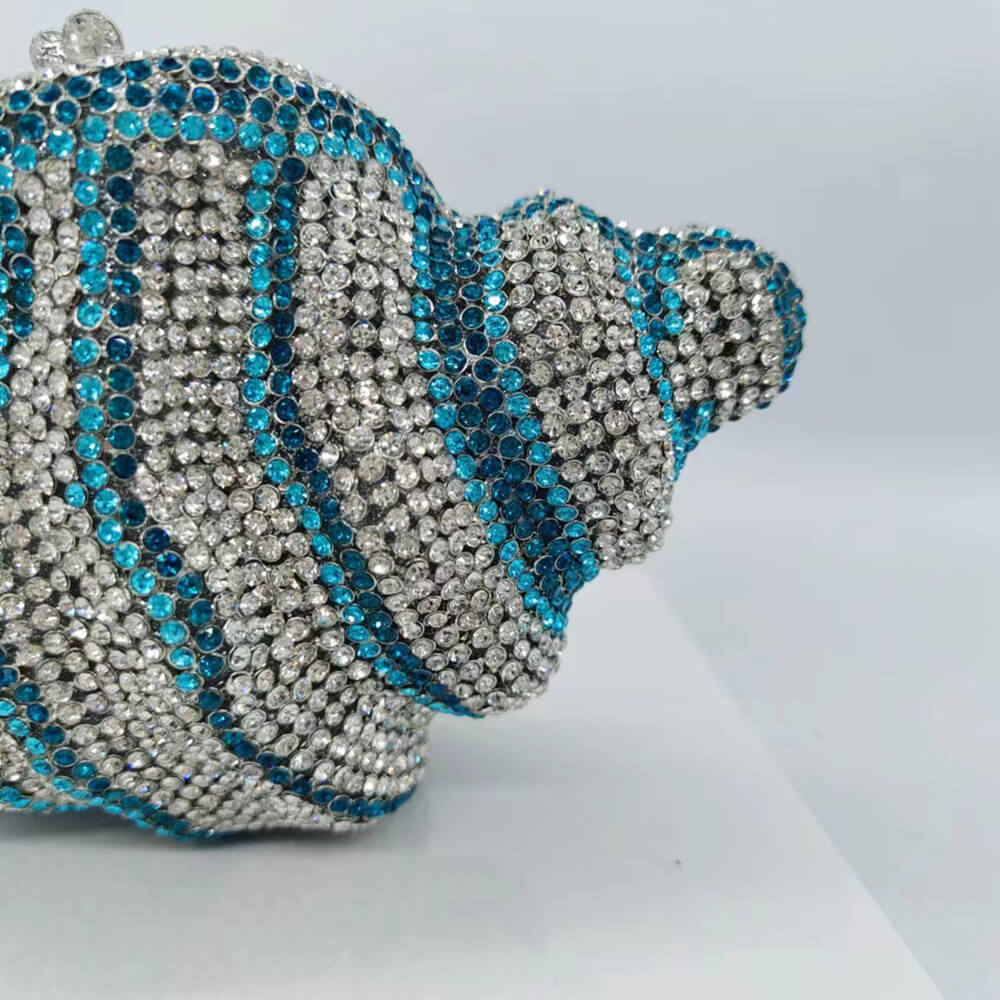 Crystal Conch Shape Minaudiere - - Luxury bags by WAAMII