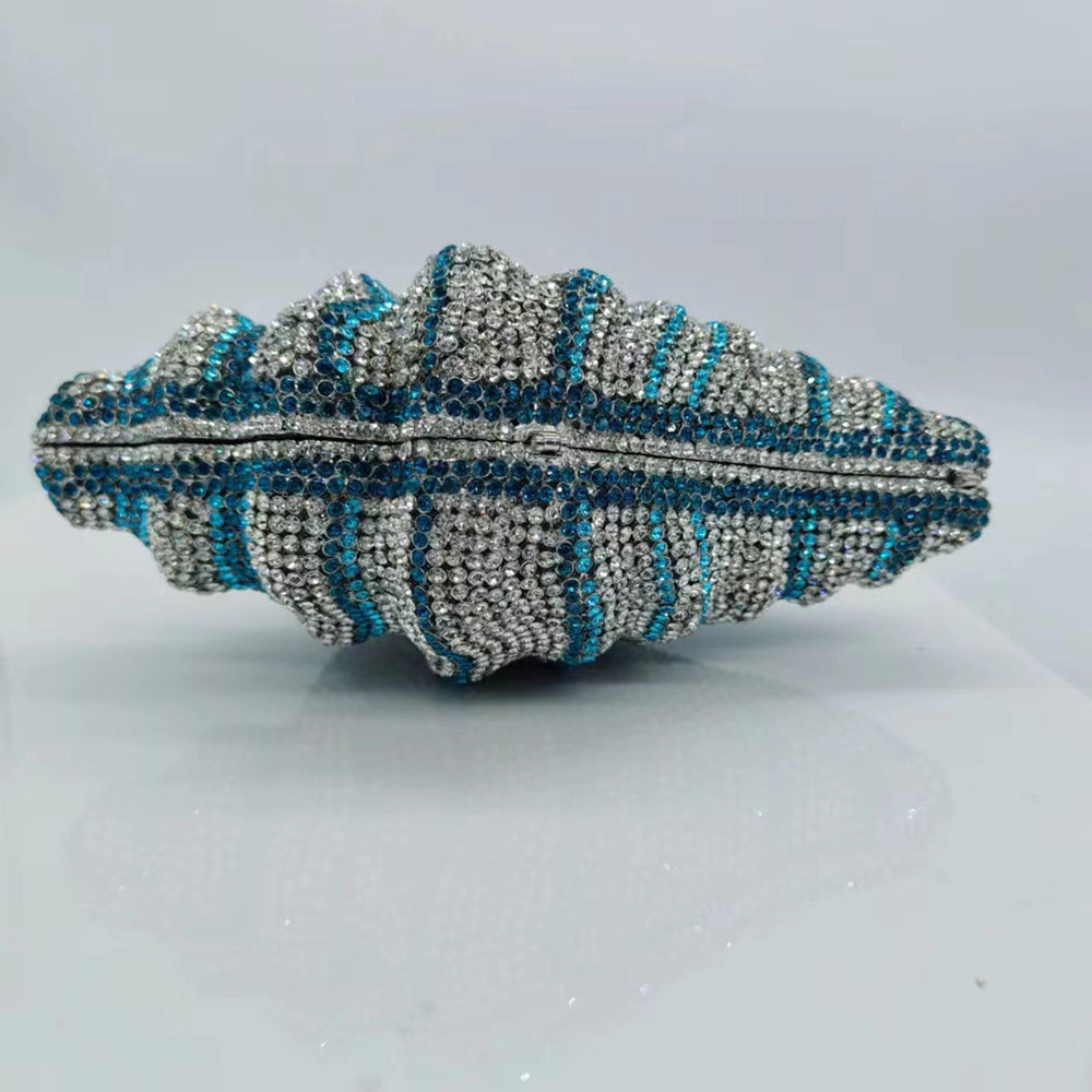 Crystal Conch Shape Minaudiere - - Luxury bags by WAAMII