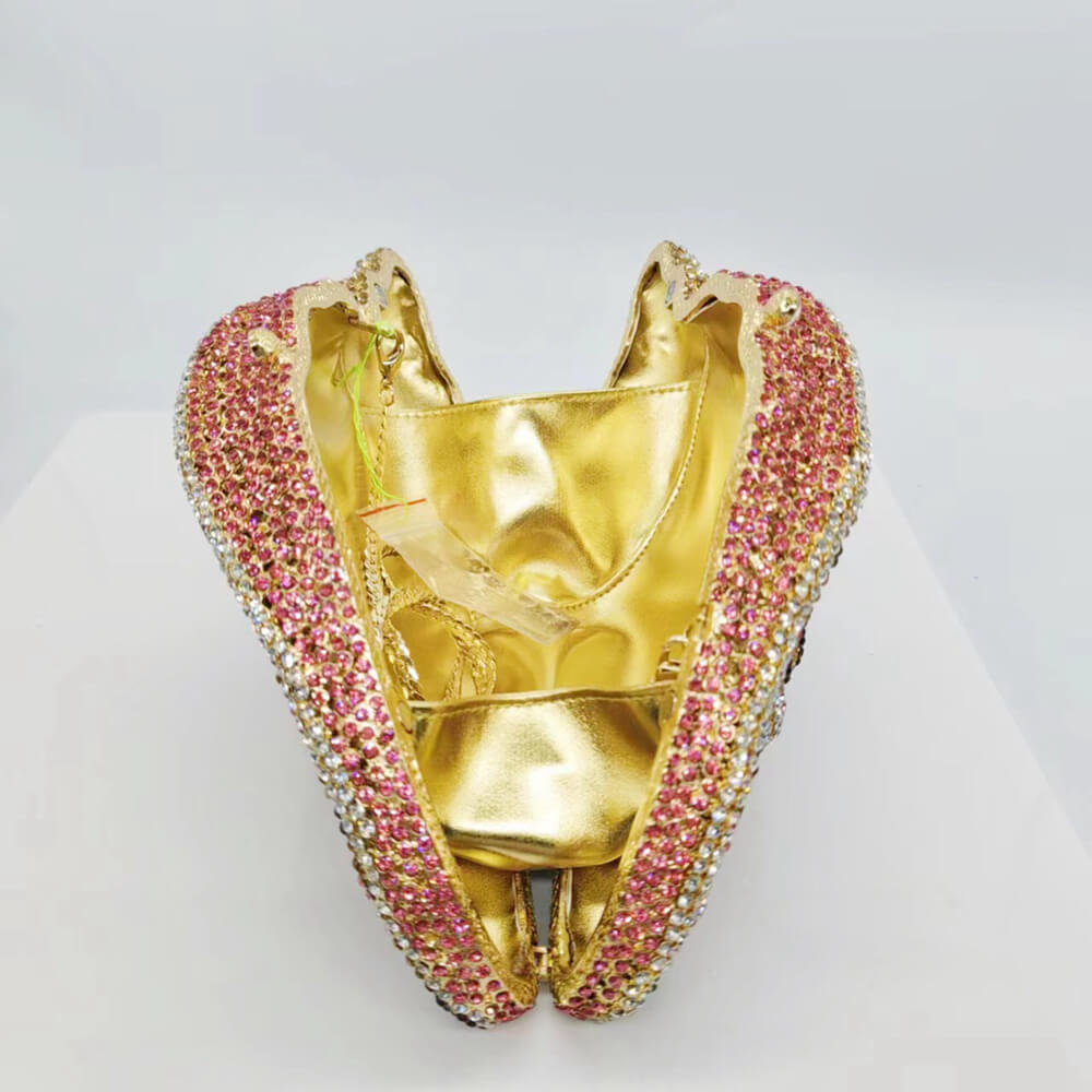 Crystal Conch Shape Minaudiere - - Luxury bags by WAAMII