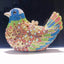 Multicolor Crystal Dove Minaudière