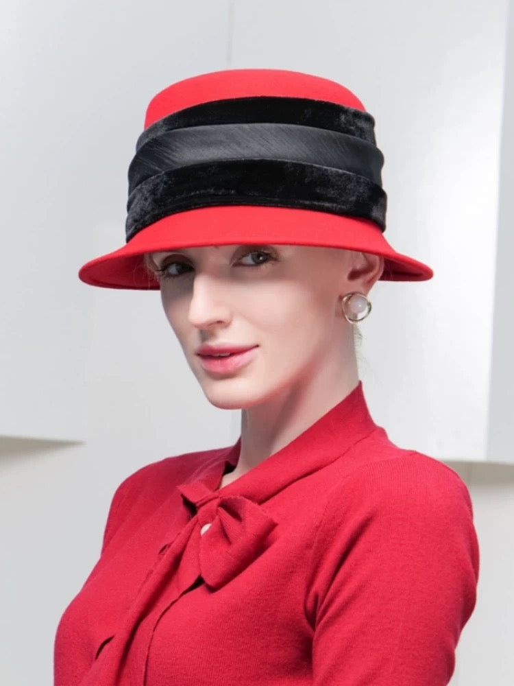 New Fashion Plaid Wool Bucket Hat - - Luxury Accessories by WAAMII