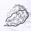 Half Cap Crystal Flower Cluster Headband