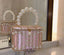 Lisa Pearl Beaded Clutch Bridal Handbag - - Luxury bags by WAAMII