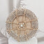 Rhinestone Crystal Unique Round Clutch bags WAAMII Gold white  