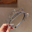 Luxury Handwoven Crystal Embellished Headband - Gray - Luxury Accessories by WAAMII