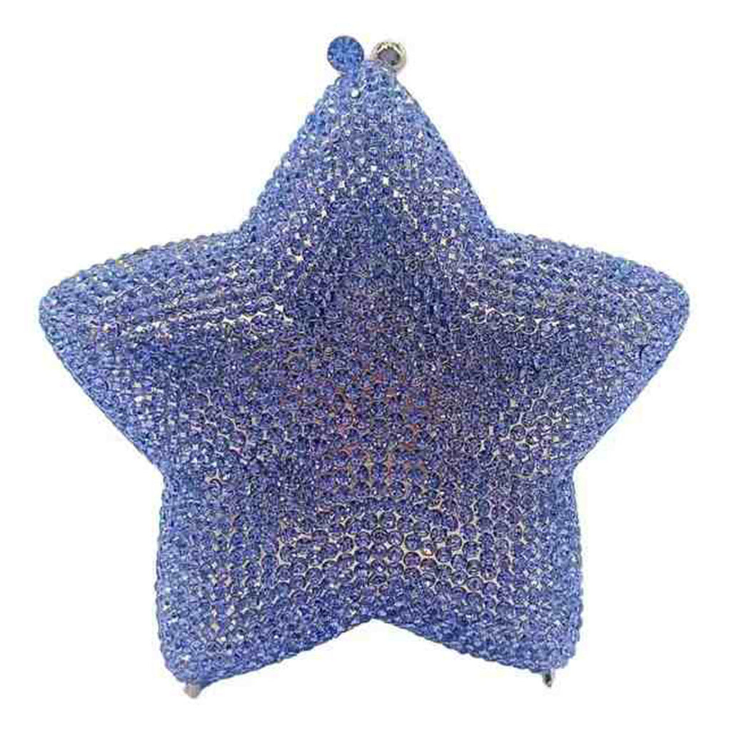 Estelle Luxury Star-Shaped Clutch Bag - Violet Star - Luxury bags by WAAMII
