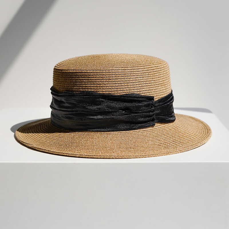 Breathable cellulose straw hat for women – perfect for outdoor events