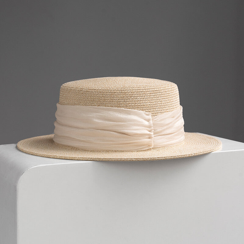 Breathable cellulose straw hat for women – perfect for outdoor events