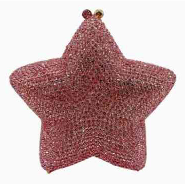 Estelle Luxury Star-Shaped Clutch Bag - Pink Star - Luxury bags by WAAMII