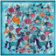 130*130CM 100% Imitation Silk Twill Silk Square Scarf Scarves Floral Tree Print Scarf-Multi Colors - - Luxury Accessories by WAAMII