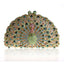 Luxury Rhinestone Peacock Clutch