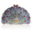 Luxury Rhinestone Peacock Clutch