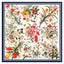 130*130CM 100% Imitation Silk Twill Silk Square Scarf Scarves Floral Tree Print Scarf-Multi Colors Accessories WAAMII