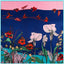130*130CM 100% Imitation Silk Twill Silk Square Scarf Scarves Floral Tree Print Scarf-Multi Colors Accessories WAAMII