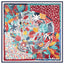 130*130CM 100% Imitation Silk Twill Silk Square Scarf Scarves Floral Tree Print Scarf-Multi Colors Accessories WAAMII