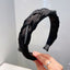 Twist Design Simplicity Black Headband - - Luxury Accessories by WAAMII