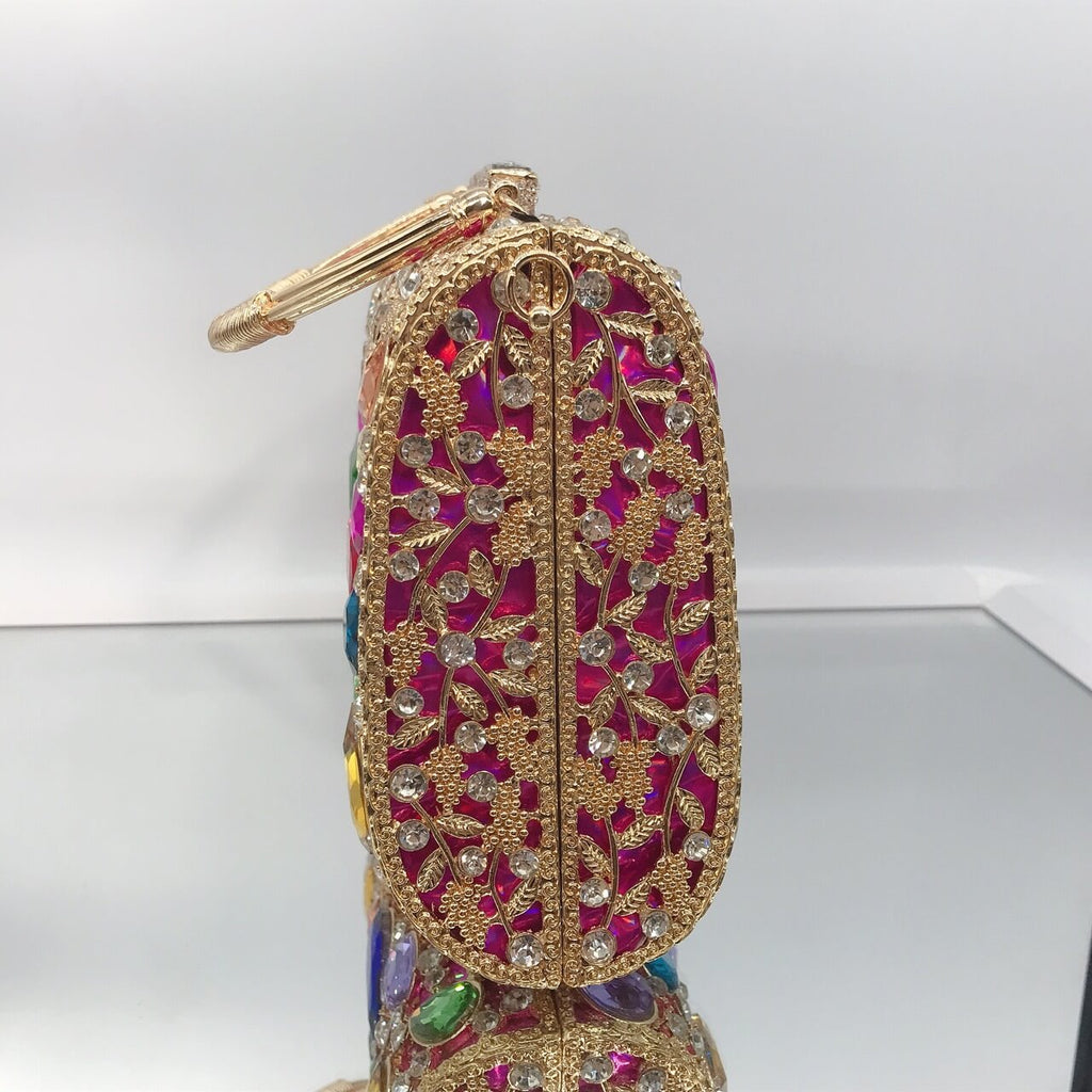 Gemma Fleur Rain Rhinestone Clutch - 详情-11 view - WAAMII