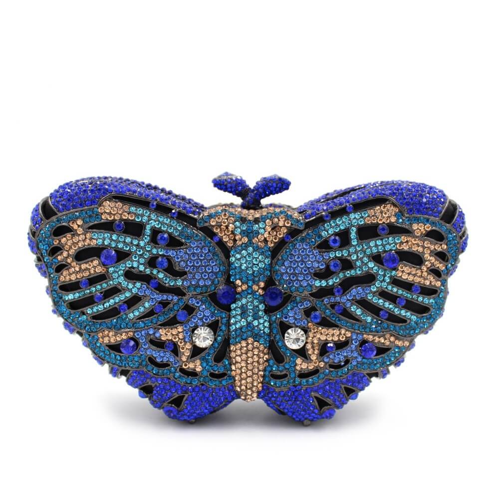 Aurora Butterfly Crystal Minaudière - WAAMII